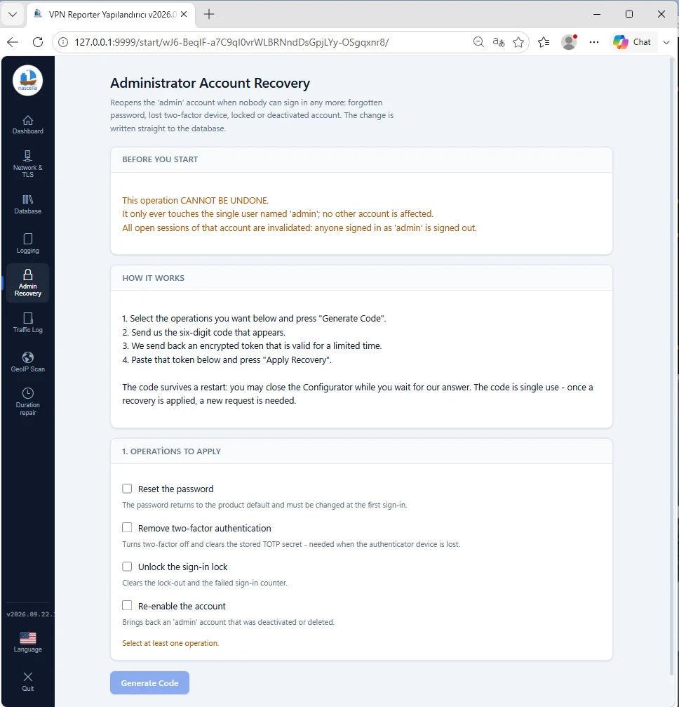 Administrator Account Recovery