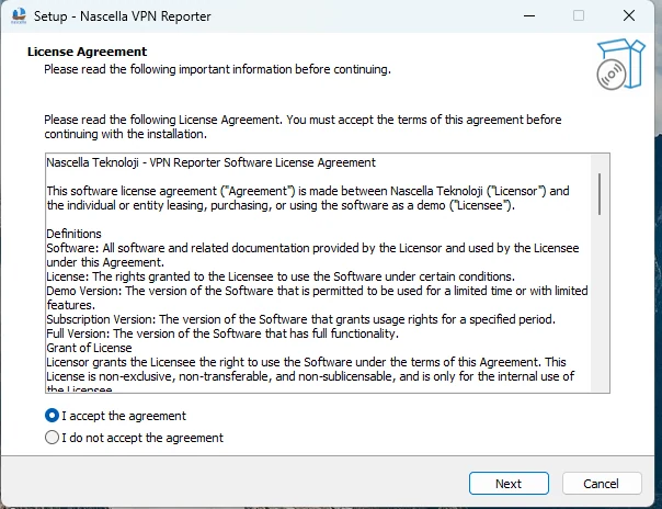 License agreement