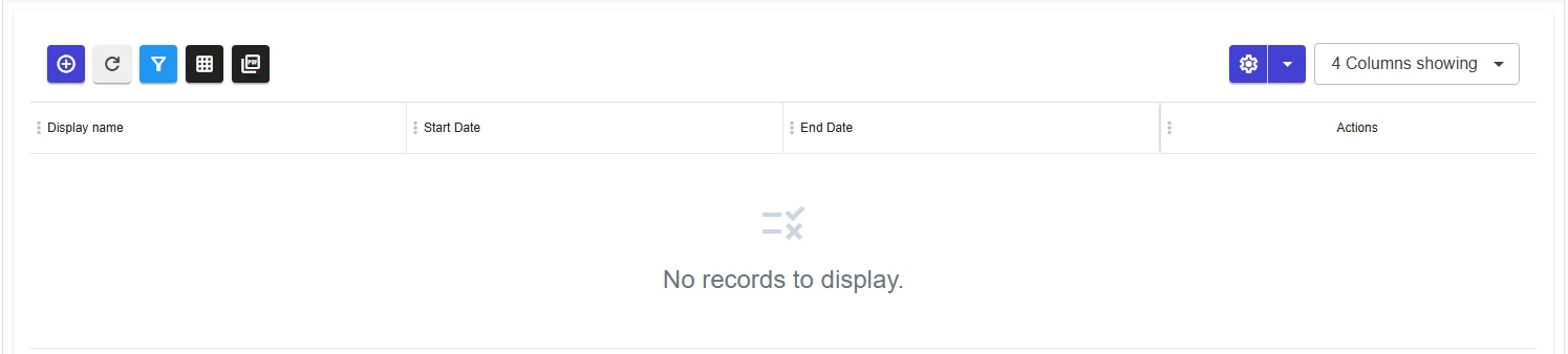 Exception list