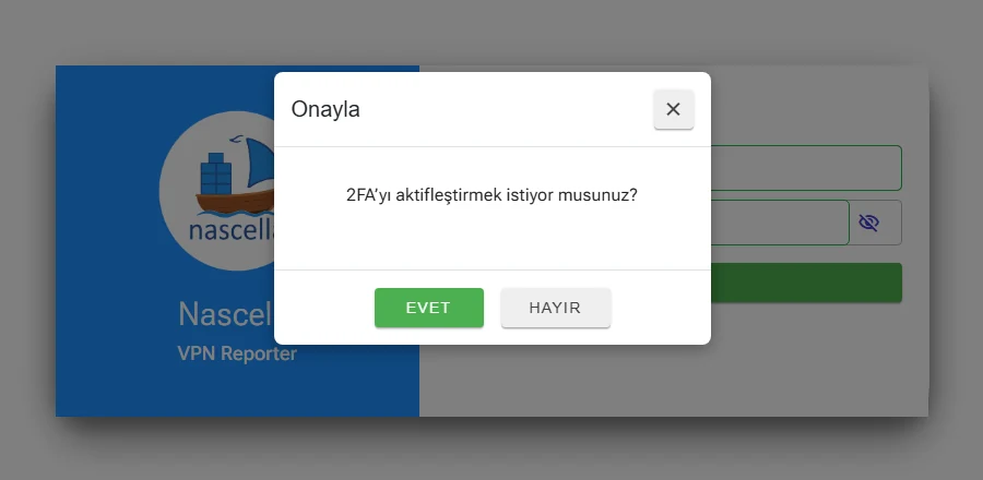 Do you want to enable 2FA?