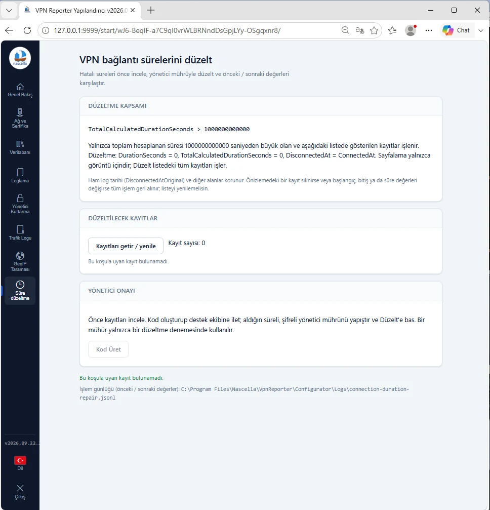 VPN bağlantı sürelerini düzelt
