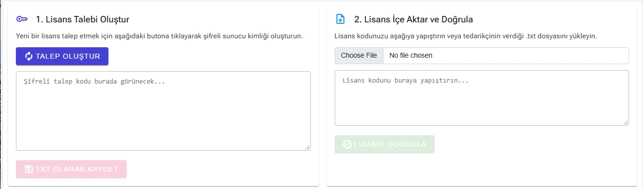 Lisans yönetimi